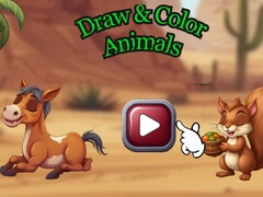 Game Draw & Color Animals