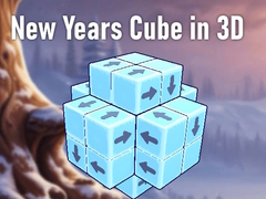 Game New Years Cube in 3D