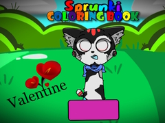Game Sprunki Valentine Coloring book