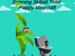 Game Spinning Skibidi Toilet Flappy Minecraft