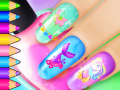 Game Coloring Book: Nail Art Salon