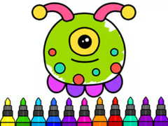 Game Coloring Book: Alien