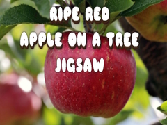 Game Ripe Red Apple on a Tree Jigsaw