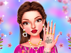 Game Celebrity Spring Manicure Design