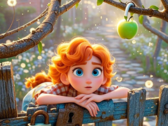 Game Find The Differences: Green Apple