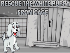 Game Rescue the White Puppy from Cage