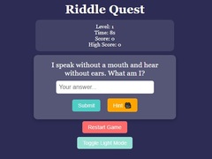 Game Riddle Quest Brain Teaser