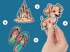 Game Sticker Book Puzzle Color By Number