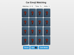 Game Car Emoji Matching