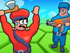 Game Tile Hex World: Red vs Blue