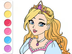 Game Coloring Book: Princess Prom Dress
