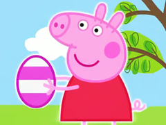 Game Jigsaw Puzzle: Peppa Pig Easter Eggs