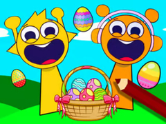 Game Coloring Book: Sprunki Incredibox Easter