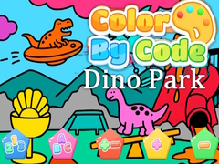 Game Color By Code Dino Park