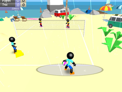 Game Stickman Beach Volleyball