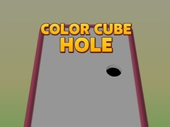 Game Color Cube Hole