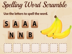 Game Spelling Word Scramble