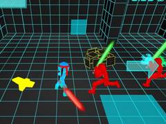 Game Stickman Neon Sword Fighting