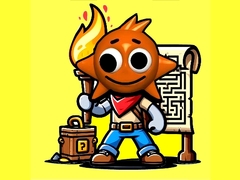 Game Sprunki Torches Maze