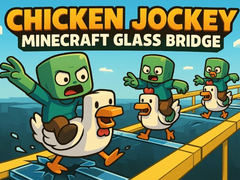 Game Chicken Jockey: Minecraft Glass Bridge