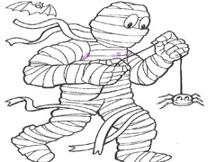 Game Mummy Coloring Book