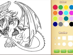 Game Dragon Chimera Coloring Book