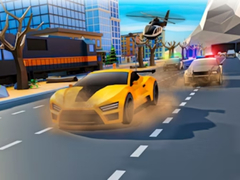 Game Police Car Chase ZigZag Escape 3D