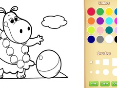 Game Baby Farm Animals Coloring Book for Kids