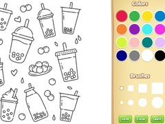 Game Cute Boba Coloring Book for Kids