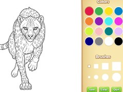 Game Wild Animals Coloring Book