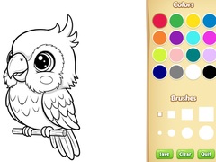 Game Kawaii Animal Coloring Book