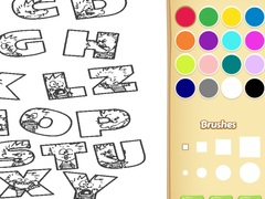 Game Alphabet Animal Coloring Book for Kids