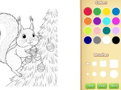 Game Christmas Animal Coloring Book for Kids
