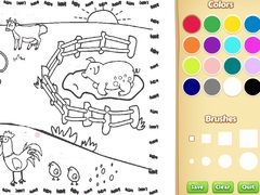 Game Farming Coloring Book For Kids