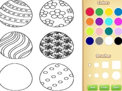 Game Easter Eggs Coloring Book for Kids
