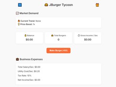 Game Jburger Tycoon