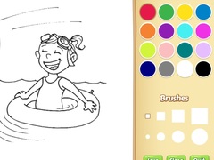 Game Summer Coloring Book For Kids