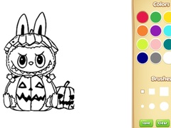 Game Halloween Labubu Coloring & Drawing Game