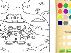Game Cute Labubu Coloring Book for Kids