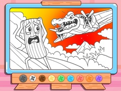 Game Coloring Book: Bombardino Crocodilo