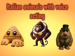 Game Italian animals with voice acting