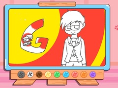 Game Coloring Book: Alphabet Lore G