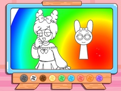 Game Coloring Book: Pinki Sprunki Makeover