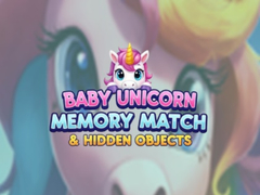 Game Baby Unicorn Memory Match & Hidden Objects