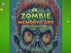 Game Zombie Memory Card For Kids