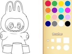 Game Easy Labubu Coloring Book