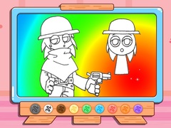 Game Coloring Book: Sprunki Tunner