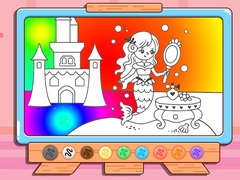Game Coloring Book: Mermaid Makeup