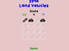 Game 2048 Land Vehicles