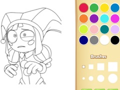 Game Pomni Coloring Book For Kids